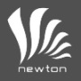 Newton Logo - white on gray 100 x 100